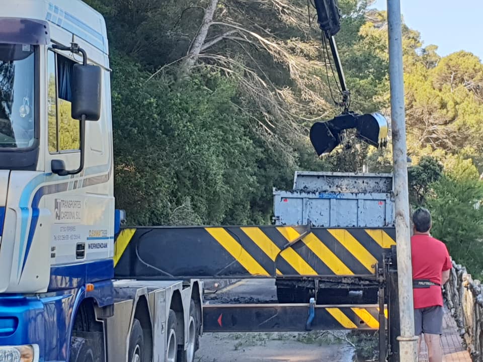 palets cargados listos para enviar
